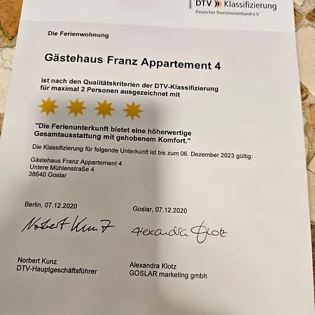 Gaestehaus Franz Goslar